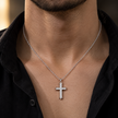 Crystal Cross Pendant Necklace