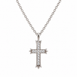 Crystal Cross Pendant Necklace