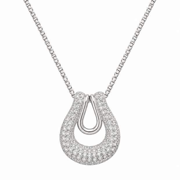 Horseshoe Pendant Necklace