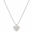 Heart Bow Pendant Necklace
