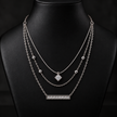 Triple Layer Bar Necklace