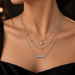 Triple Layer Bar Necklace