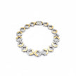 Diamond Loop Silver Bracelet