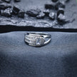Baguette & Solitaire Architectural Statement Ring