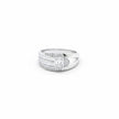 Baguette & Solitaire Architectural Statement Ring