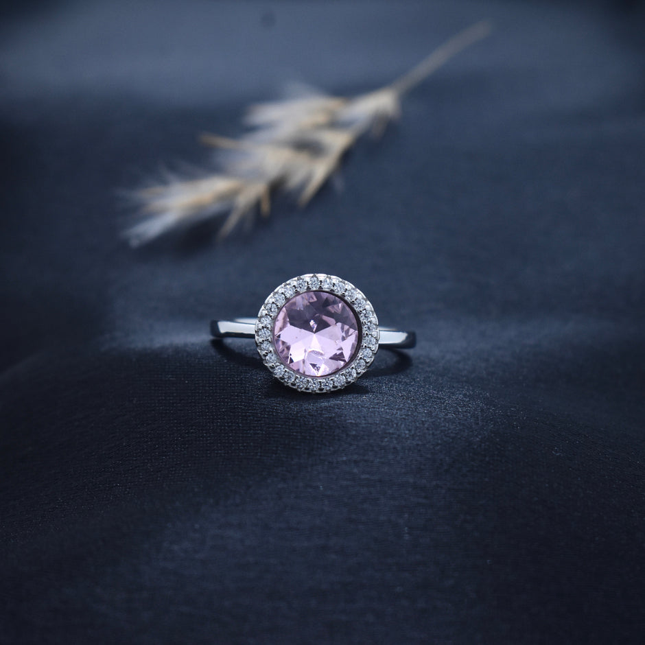 Silver Halo Crown Ring