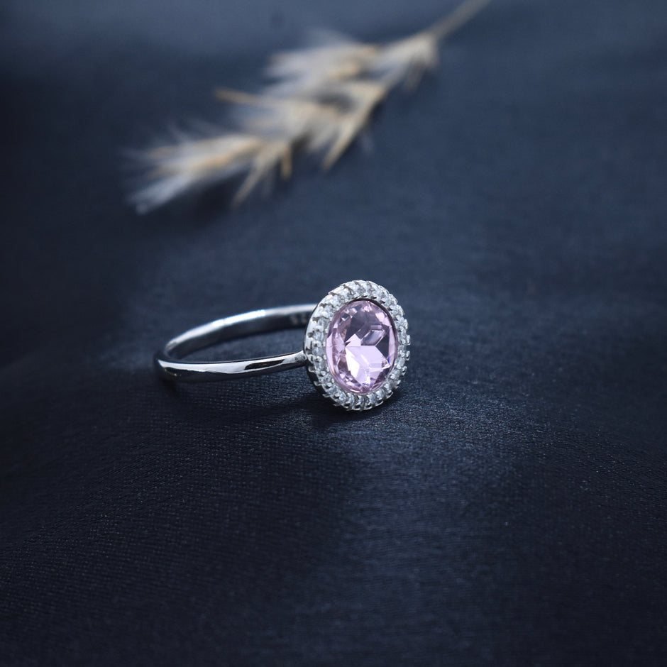 Silver Halo Crown Ring