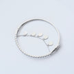 Petal Drop Silver Bracelet
