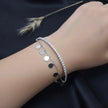 Petal Drop Silver Bracelet