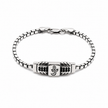 Ganesha Black Stone Box Chain Bracelet