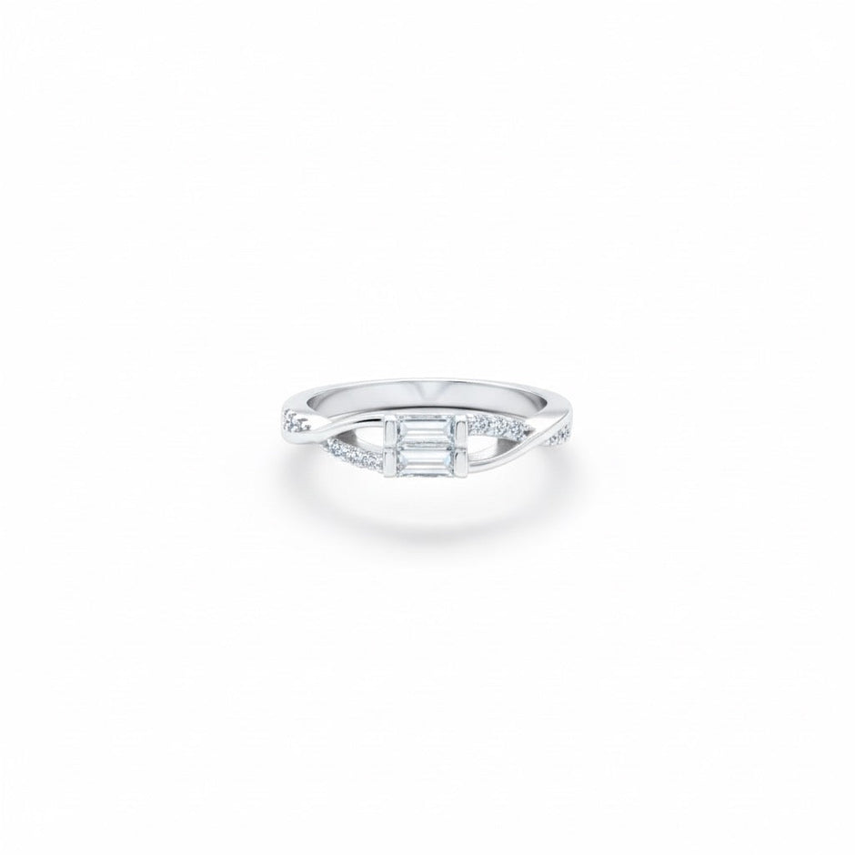 Silver Urban Gem Ring