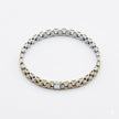 Grid Curb Silver Bracelet
