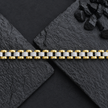 Dual Tone Textured Link Bracelet