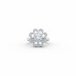 Floral Rotating Halo Ring