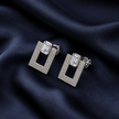 Rectangular Statement Earrings