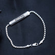 Barrel Centerpiece Sterling Silver Bracelet