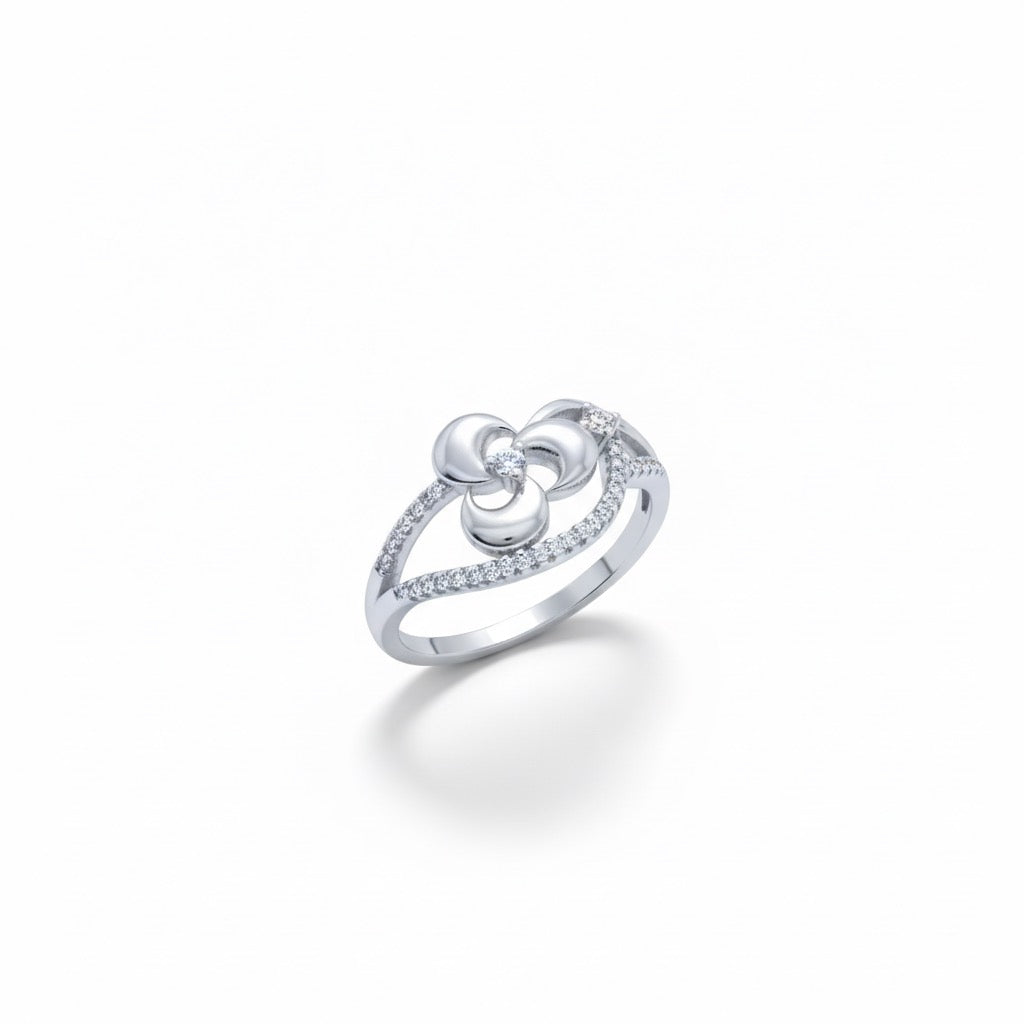 Designer Floral Knot Ring