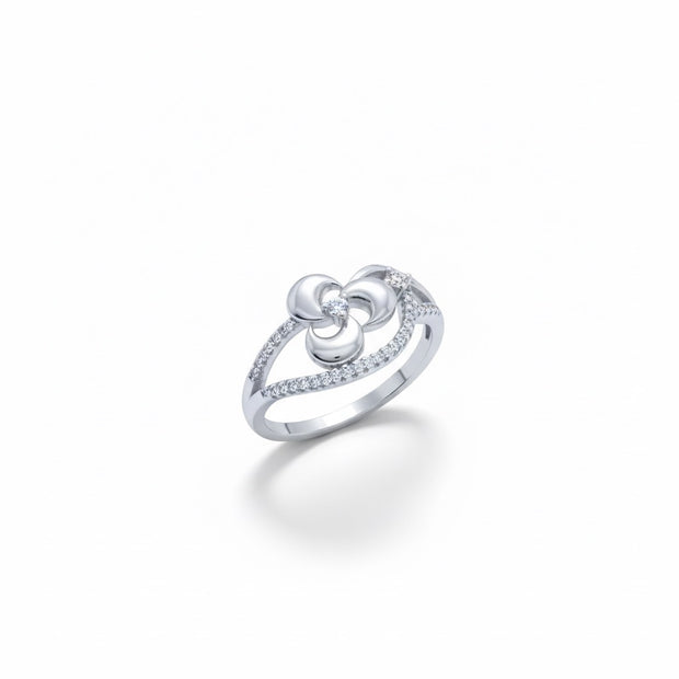 Designer Floral Knot Ring