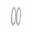 Crown Sparkle Silver Bangle Set