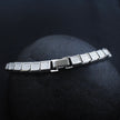 Frost Square Silver Bracelet