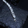 Om Motif Silver Bracelet