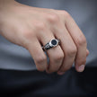 Circular Heritage Meander Enamel Ring