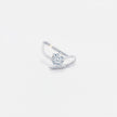 Silver Orbit Solitaire Ring