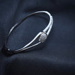 Teardrop Flare Silver Bracelet