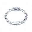 Tiger Motif Silver Bracelet