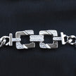 Square Link Silver Bracelet