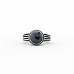 Nomad Linear Turkish Onyx Signet Ring