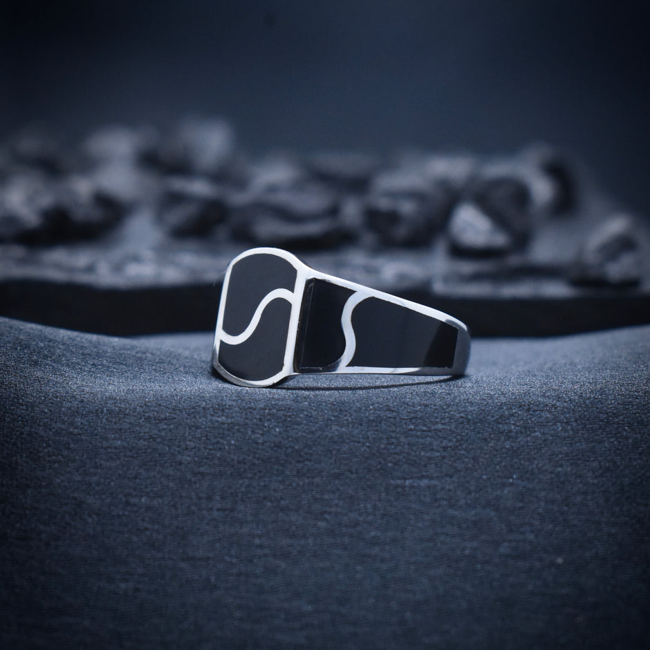 Wave Heritage Enamel Ring