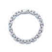 Bold Block Silver Bracelet