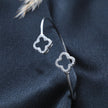 Clover Charm Silver Bracelet