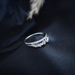 Silver Baguette band ring