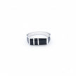 Vertical Bar Heritage Enamel Ring