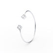 Cube Shimmering Open Bracelet