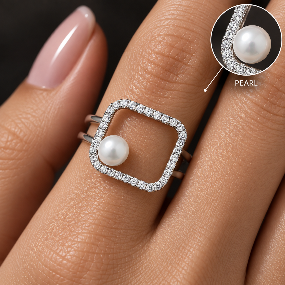Pearl Crown Ring