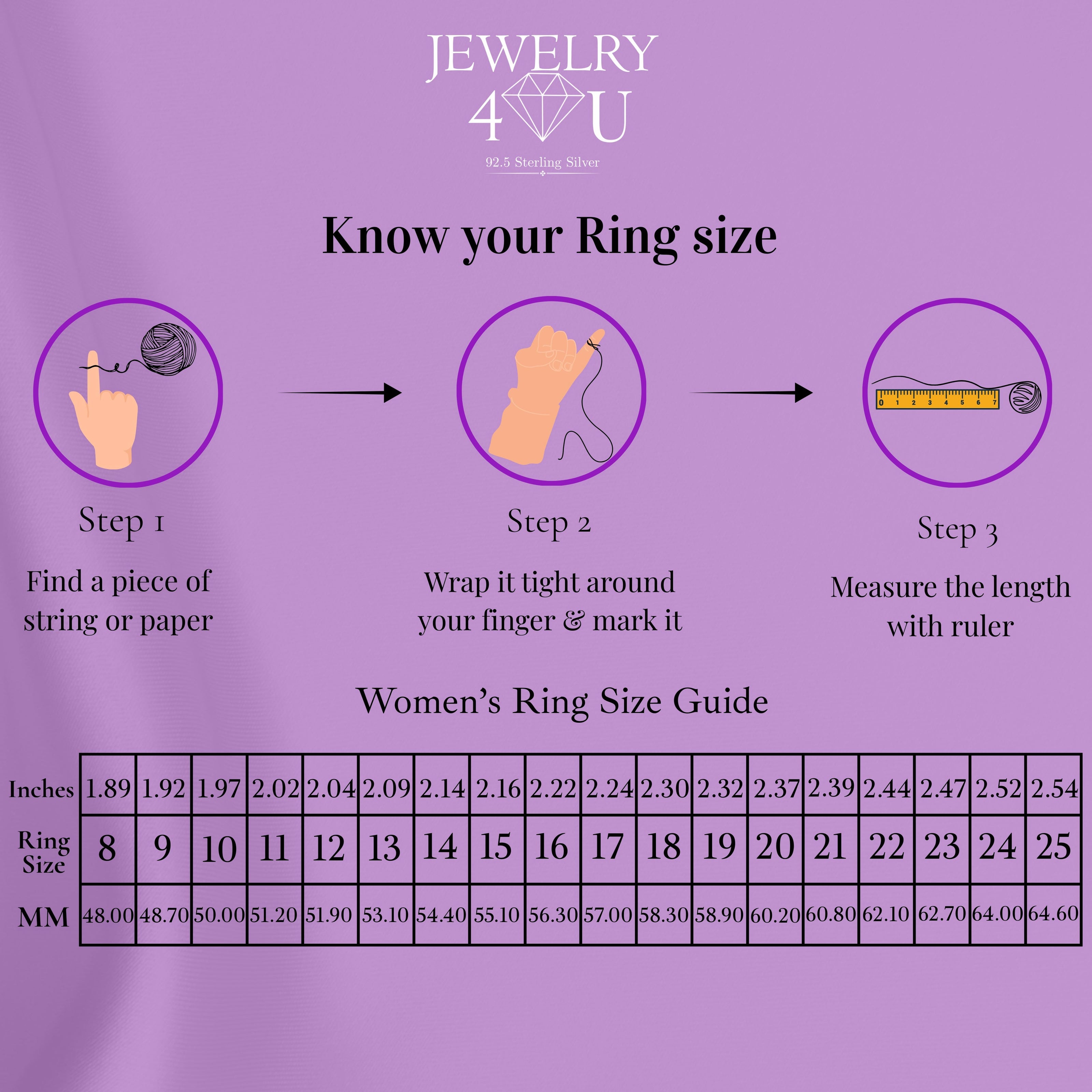 Silver Twin Band Sparkle Ring