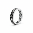 Antique Celtic Knotwork Cutout Silver Band
