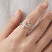 Adjustable Star Open Ring in 925 Sterling Silver