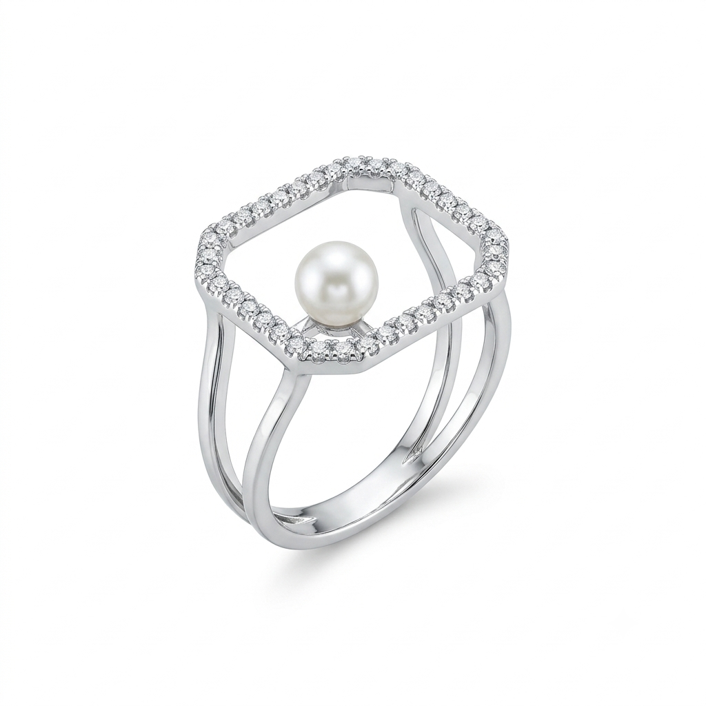 Pearl Crown Ring