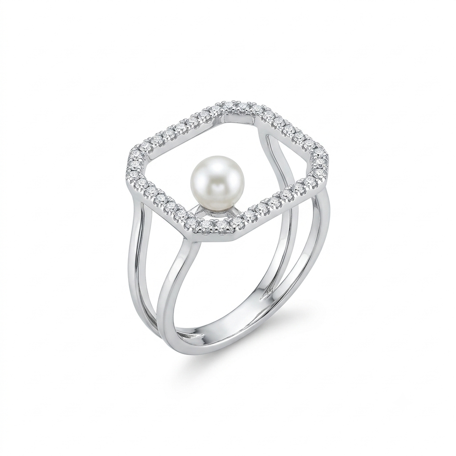 Pearl Crown Ring
